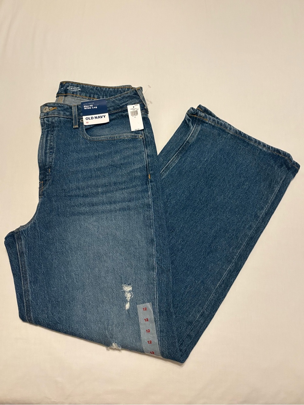 NWT Old Navy Sky-Hi Wide Leg Jeans | Women’s Size 12